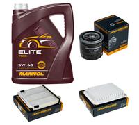 DENCKERMANN Controllo Set MANNOL Elite 5W-40 5L Per Mitsubishi Grandis 2.4