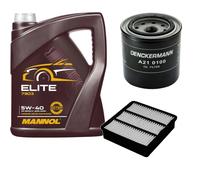 DENCKERMANN Controllo Set MANNOL Elite 5W-40 5L Per Mitsubishi Outlander I