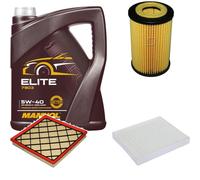 DENCKERMANN Controllo Set MANNOL Elite 5W-40 5L Per Opel Astra J Chevrolet