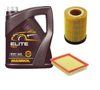 DENCKERMANN Controllo Set MANNOL Elite 5W-40 5L Per Opel Corsa B 1.0I 12V