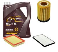 DENCKERMANN Controllo Set MANNOL Elite 5W-40 5L Per Opel Corsa B 1.0I 12V