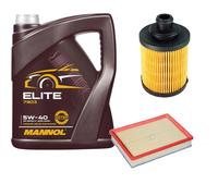 DENCKERMANN Controllo Set MANNOL Elite 5W-40 5L Per Opel Corsa C 1.3 CDTi