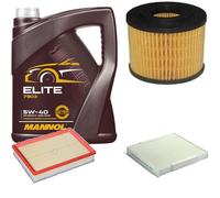 DENCKERMANN Controllo Set MANNOL Elite 5W-40 5L Per Opel Meriva
