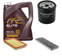 DENCKERMANN Controllo Set MANNOL Elite 5W-40 5L Per Opel Vectra B 1.6I 16V