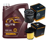 DENCKERMANN Controllo Set MANNOL Elite 5W-40 5L Per Peugeot 106 II 1.0I 1.1I