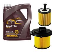 DENCKERMANN Controllo Set MANNOL Elite 5W-40 5L Per Peugeot 106 II 1.1I