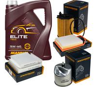 Denckermann Controllo Set mannol Elite 5W-40 5L per Peugeot