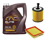 DENCKERMANN Controllo Set MANNOL Elite 5W-40 5L Per Peugeot 206 CC 1.6 16V