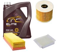 DENCKERMANN Controllo set MANNOL Elite 5W-40 5L per Peugeot 207 1.4 Citroën