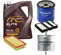 DENCKERMANN Controllo Set MANNOL Elite 5W-40 5L Per Peugeot 806 2.0 Expert
