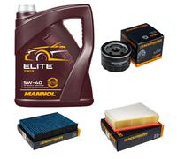 Denckermann Controllo Set mannol Elite 5W-40 5L per Renault Grand Scénic III