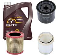 DENCKERMANN Controllo Set MANNOL Elite 5W-40 5L Per Renault Kangoo 1.2