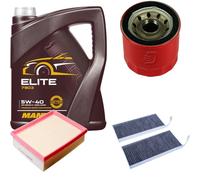 Denckermann Controllo Set mannol Elite 5W-40 5L per Renault Latitudine 2.0 16V