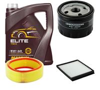 DENCKERMANN Controllo Set MANNOL Elite 5W-40 5L Per Renault Megane Scenic