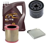 DENCKERMANN Controllo Set MANNOL Elite 5W-40 5L Per Renault Twingo II 1.2