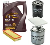 DENCKERMANN Controllo Set MANNOL Elite 5W-40 5L Per Seat Cordoba Vario 1.9