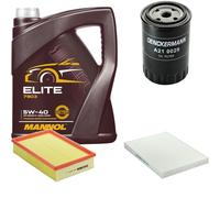Denckermann Controllo Set mannol Elite 5W-40 5L per Seat Cordoba Vario