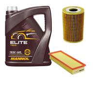 DENCKERMANN Controllo Set MANNOL Elite 5W-40 5L Per VW Caddy II Kasten 1.9 D