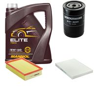 DENCKERMANN Controllo Set MANNOL Elite 5W-40 5L Per VW Caddy II Kasten 1.9 D