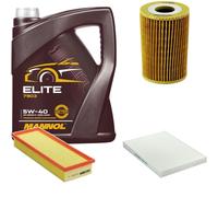 DENCKERMANN Controllo Set MANNOL Elite 5W-40 5L Per VW Caddy II Kasten 1.9 D