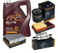 DENCKERMANN Controllo Set MANNOL Elite 5W-40 5L Per VW Golf VI 1.4 Seat Leon