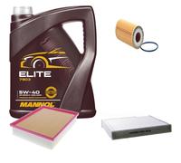 DENCKERMANN Controllo Set MANNOL Elite 5W-40 5L Per VW Polo 1.8 GTI Seat