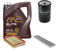 DENCKERMANN Controllo Set MANNOL Elite 5W-40 5L Per VW Sharan 2.0 1.8 T 20V