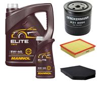 DENCKERMANN Controllo Set MANNOL Elite 5W-40 6L Per Audi A8 2.8