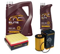 DENCKERMANN Controllo Set MANNOL Elite 5W-40 6L Per Audi A8 3.3 TDI Quattro