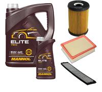 DENCKERMANN Controllo Set MANNOL Elite 5W-40 6L Per BMW 3 Serie 318I 316I