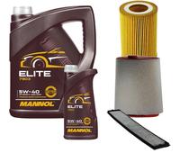 DENCKERMANN Controllo Set MANNOL Elite 5W-40 6L Per BMW 3 Serie 320D 318D