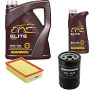 DENCKERMANN Controllo Set MANNOL Elite 5W-40 6L Per BMW 3er Cabriolet 325i