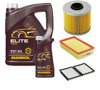 DENCKERMANN Controllo Set MANNOL Elite 5W-40 6L Per BMW 3er Compact 316i