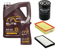 DENCKERMANN Controllo Set MANNOL Elite 5W-40 6L Per BMW 5 Serie 520I 525I