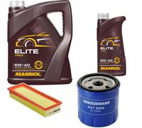 DENCKERMANN Controllo Set MANNOL Elite 5W-40 6L Per Citroën Berlingo 1.8i