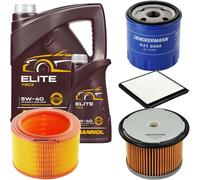 DENCKERMANN Controllo Set MANNOL Elite 5W-40 6L Per Citroën Berlingo Kasten