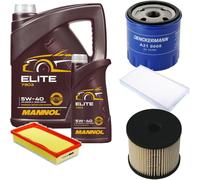DENCKERMANN Controllo Set MANNOL Elite 5W-40 6L Per Citroën C5 II Break 2.2