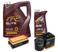 Denckermann Controllo Set mannol Elite 5W-40 6L per Citroën C5 II Pausa