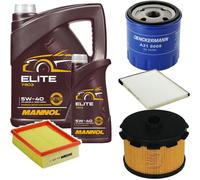 DENCKERMANN Controllo Set MANNOL Elite 5W-40 6L Per Citroën Xsara 1.9 D