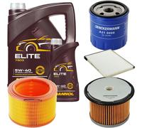 DENCKERMANN Controllo Set MANNOL Elite 5W-40 6L Per Citroën Xsara 1.9 SD