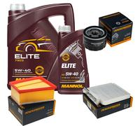 DENCKERMANN Controllo Set MANNOL Elite 5W-40 6L Per Dacia Duster Logan MCV