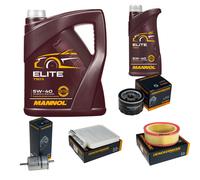 DENCKERMANN Controllo Set MANNOL Elite 5W-40 6L Per Dacia Sandero Logan MCV