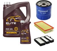 DENCKERMANN Controllo Set MANNOL Elite 5W-40 6L Per Fiat Scudo Kasten 2.0