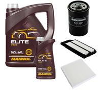 DENCKERMANN Controllo Set MANNOL Elite 5W-40 6L Per Honda Accord VII 2.0 2.4