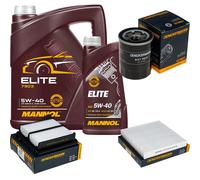 DENCKERMANN Controllo Set MANNOL Elite 5W-40 6L Per Honda Jazz III 1.3I 1.2