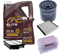 DENCKERMANN Controllo Set MANNOL Elite 5W-40 6L Per Hyundai I30 Kombi 1.6