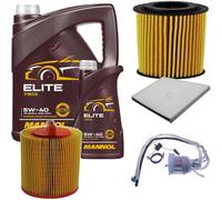 DENCKERMANN Controllo Set MANNOL Elite 5W-40 6L Per Mercedes-Benz E-Klasse