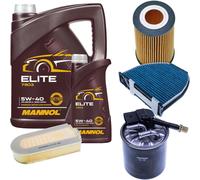 DENCKERMANN Controllo Set MANNOL Elite 5W-40 6L Per Mercedes-Benz GLK-Klasse