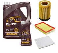 DENCKERMANN Controllo Set MANNOL Elite 5W-40 6L Per Opel Agila (A) 1.0 1.2