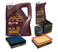 DENCKERMANN Controllo Set MANNOL Elite 5W-40 6L Per Opel Astra G CC 1.6 16V